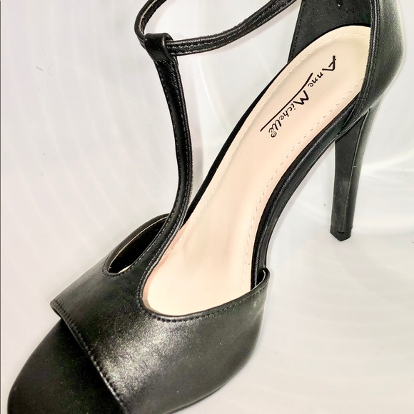 anne michelle black heels